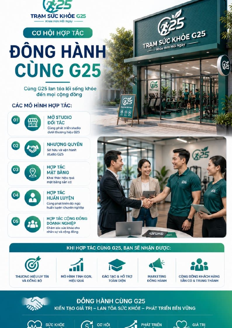 Preview trang hợp tác cùng G25